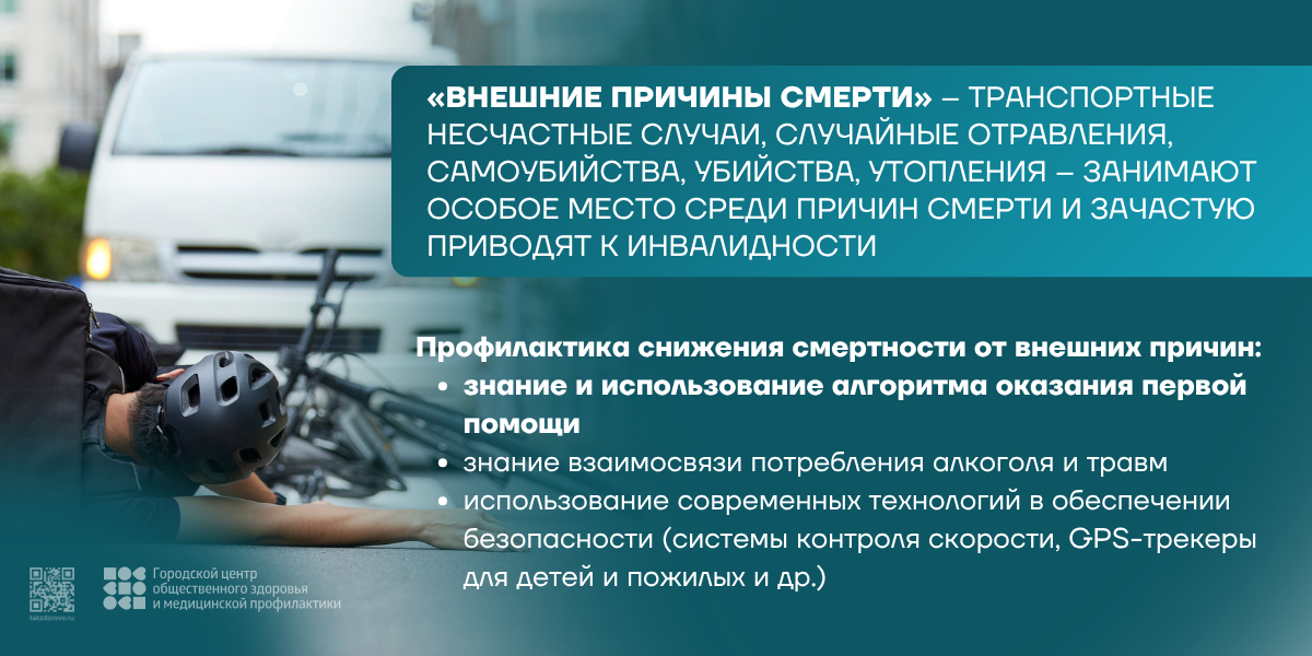 Неделя, направленная на снижение смертности от внешних причин Неделя, направленная на снижение смертности от внешних причин